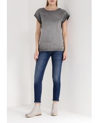 Женская серая футболка от Rifle