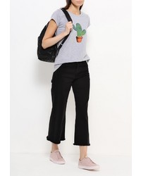 Женская серая футболка от Rinascimento