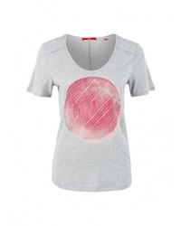 Женская серая футболка от s.Oliver