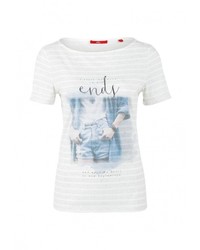 Женская серая футболка от s.Oliver