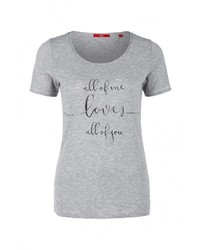 Женская серая футболка от s.Oliver