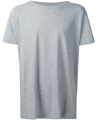Мужская серая футболка от Saint Laurent
