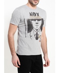 Мужская серая футболка от Sisley