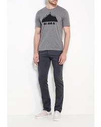 Мужская серая футболка от Sisley