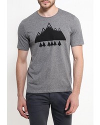 Мужская серая футболка от Sisley