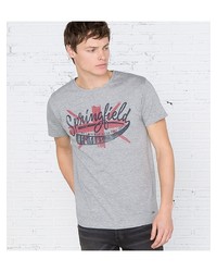 Мужская серая футболка от SPRINGFIELD