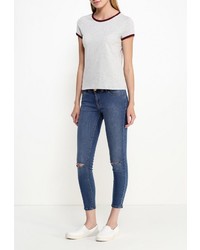 Женская серая футболка от SPRINGFIELD