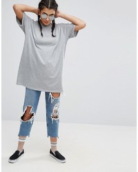Женская серая футболка от Asos