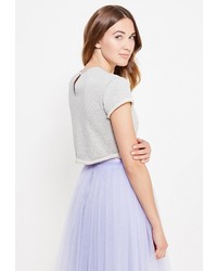 Женская серая футболка от T-Skirt