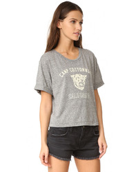 Женская серая футболка от Current/Elliott