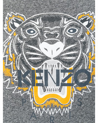 Женская серая футболка от Kenzo