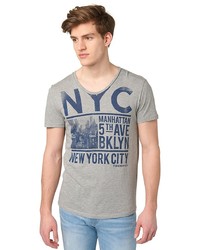 Мужская серая футболка от Tom Tailor