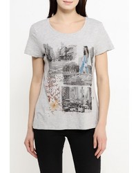 Женская серая футболка от Tom Tailor