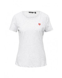 Женская серая футболка от Tom Tailor
