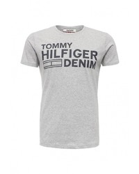 Мужская серая футболка от Tommy Hilfiger Denim