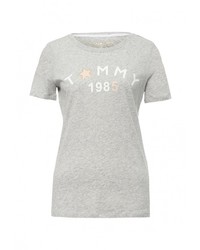 Женская серая футболка от Tommy Hilfiger