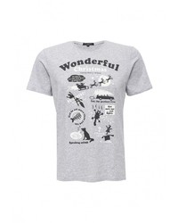 Мужская серая футболка от Top Secret