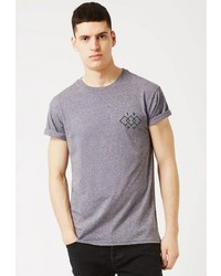 Мужская серая футболка от Topman