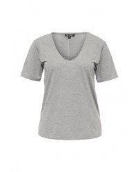 Женская серая футболка от Topshop