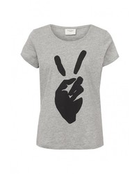 Женская серая футболка от Vero Moda