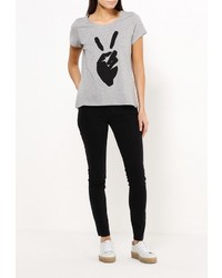 Женская серая футболка от Vero Moda