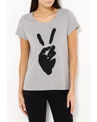 Женская серая футболка от Vero Moda