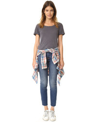 Женская серая футболка от Splendid