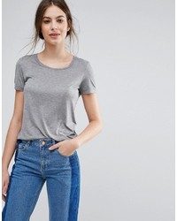 Женская серая футболка от Warehouse