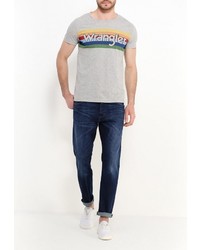 Мужская серая футболка от Wrangler