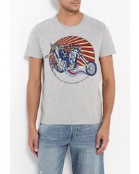 Мужская серая футболка от Wrangler