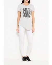 Женская серая футболка от Zeza