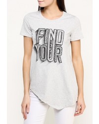 Женская серая футболка от Zeza