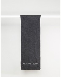 Мужская серая шапка с принтом от Armani Jeans