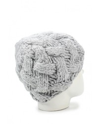 Женская серая шапка от Fete