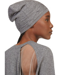 Женская серая шапка от Alexander Wang