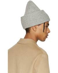 Мужская серая шапка от Acne Studios