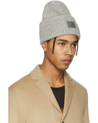 Мужская серая шапка от Acne Studios