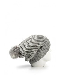 Женская серая шапка от LOST INK