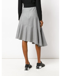 Серая шелковая юбка от Carven