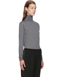 Женская серая шерстяная водолазка от Stella McCartney