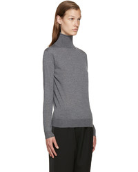 Женская серая шерстяная водолазка от Stella McCartney
