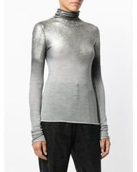 Женская серая шерстяная водолазка от Nude