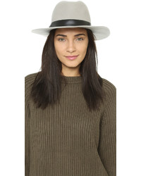 Женская серая шерстяная шляпа от Hat Attack