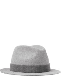 Мужская серая шерстяная шляпа от Loro Piana