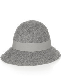 Женская серая шерстяная шляпа от Stella McCartney