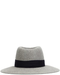 Мужская серая шерстяная шляпа от Maison Michel