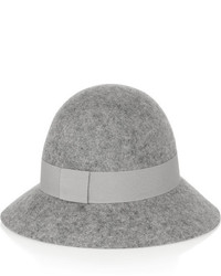 Женская серая шерстяная шляпа от Stella McCartney