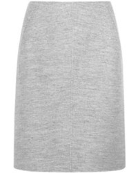 Серая шерстяная юбка-карандаш от Jil Sander