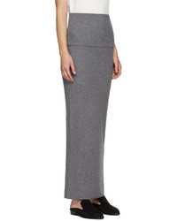 Серая шерстяная юбка от Stella McCartney