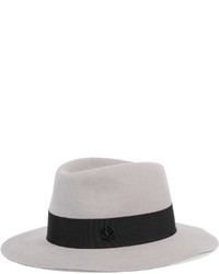 Женская серая шляпа от Maison Michel
